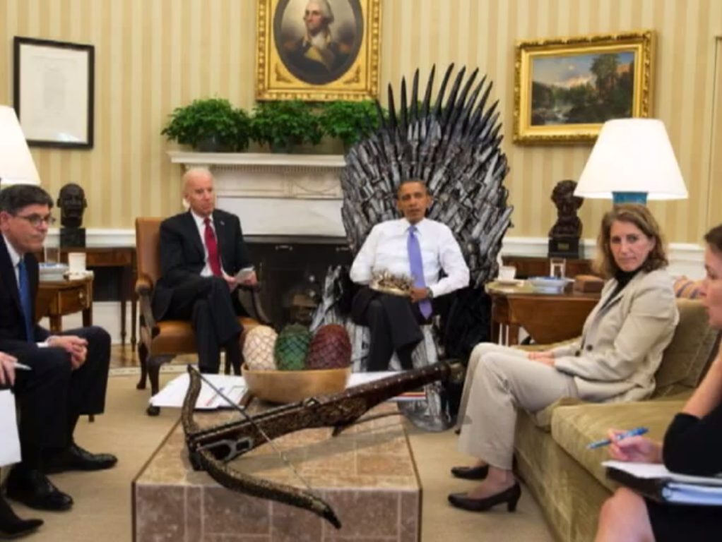 OBAMA THRONE and CROWN